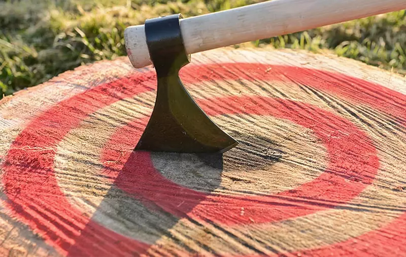 Axe Throwing Experience at Forest Fitness NI