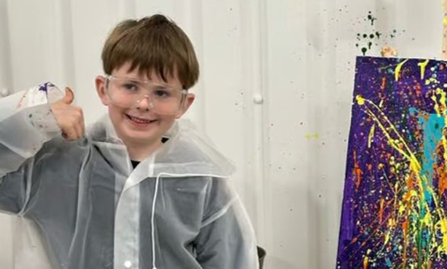 Image 2: Kids’ Splatter Paint Experience in London – From £18.95 (Was £45) 