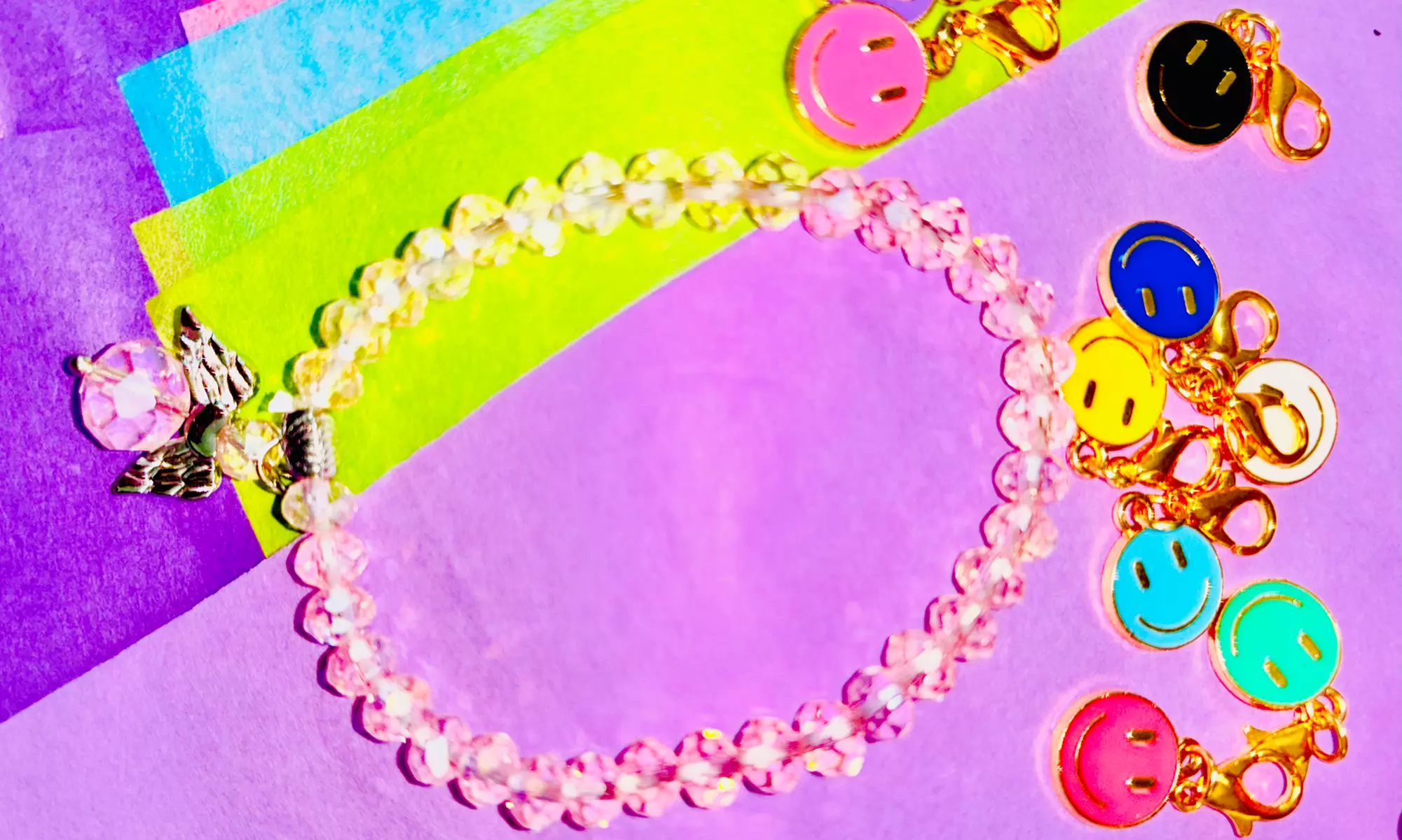Elevate Your Style with Unique Angel Heart Charm Bracelet
