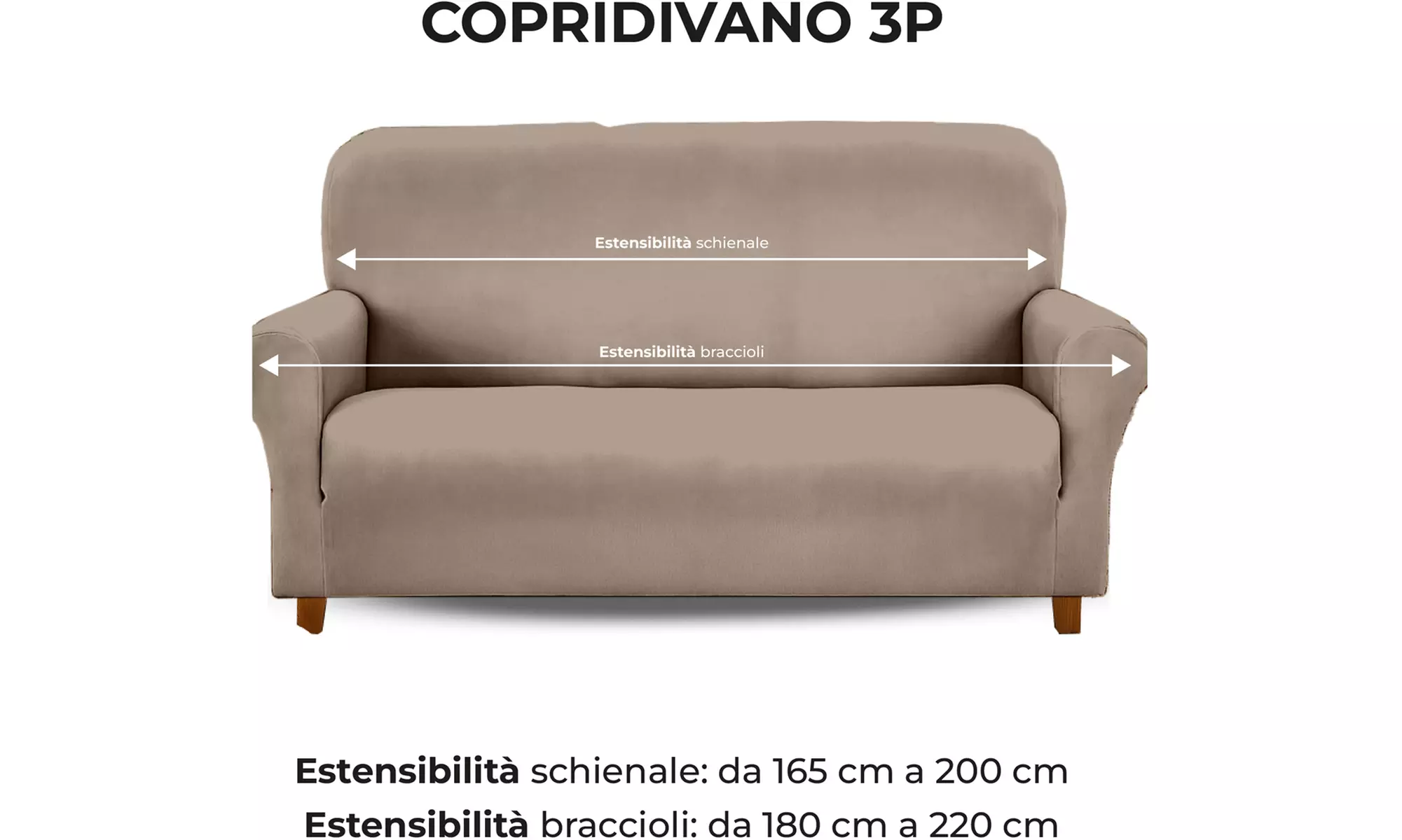 Copridivano o copripoltrona in velluto impermeabile