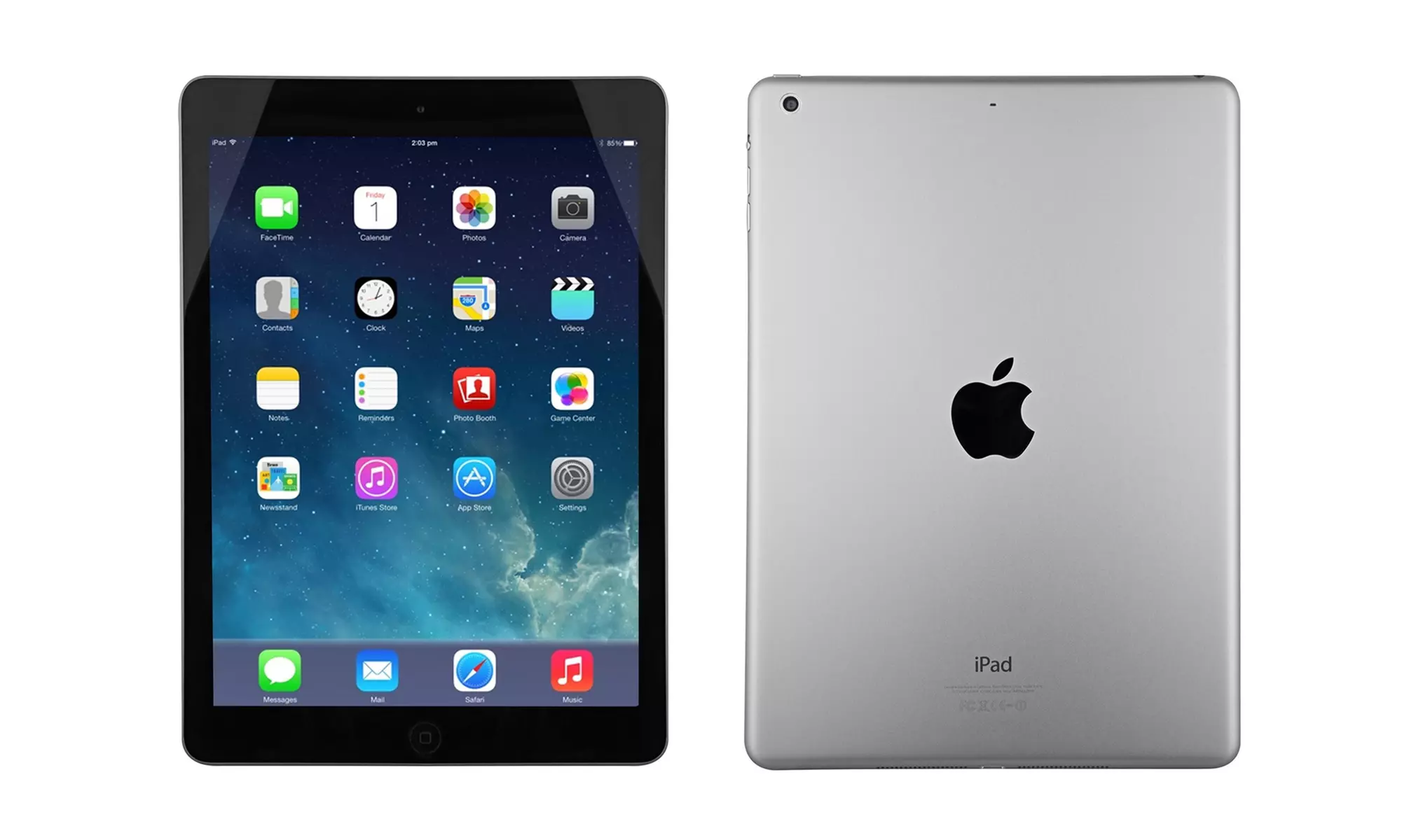 Apple iPad Air WiFi Tablet (Scratch & Dent) with MFi-Certified Lightning Cable and Generic Power Adapter - Primary Image