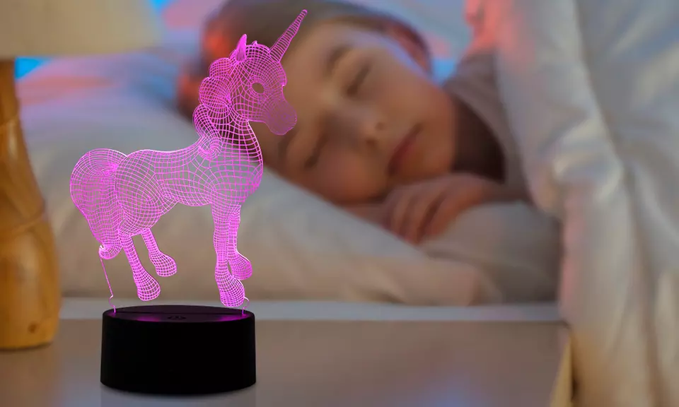 1 ou 2 lampes de nuit LED Licorne à coloris changeants - Primary Image