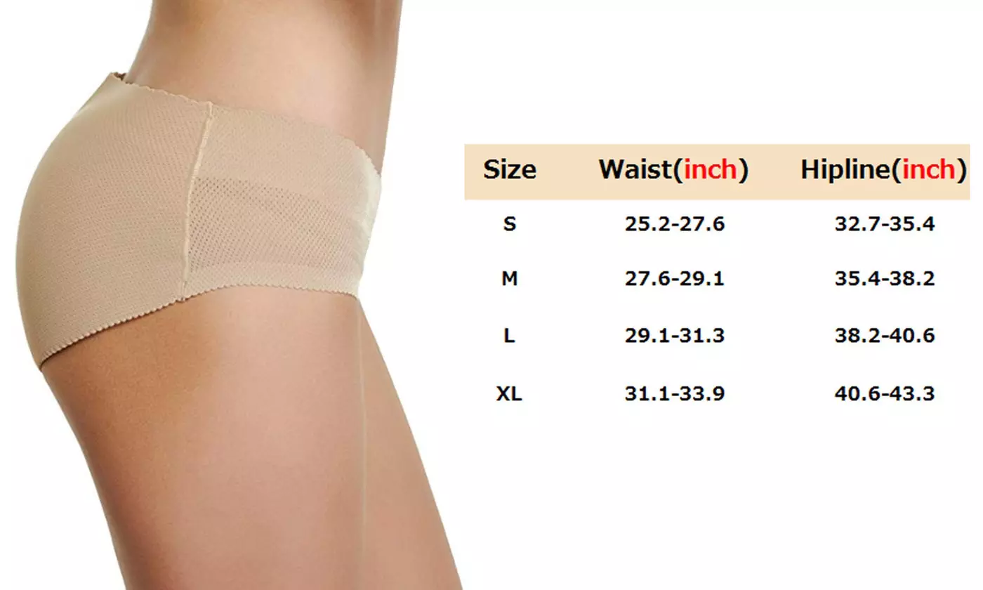 Women Push-Up Butt Lifter Enhancer Brief Padded Underwear Hip Enhancer Shape
