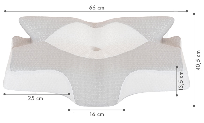 Image 6: Cuscino Morfeo in memory foam a farfalla