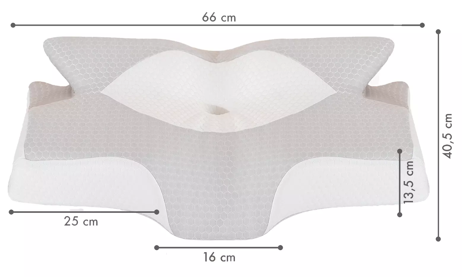 Cuscino Morfeo in memory foam a farfalla