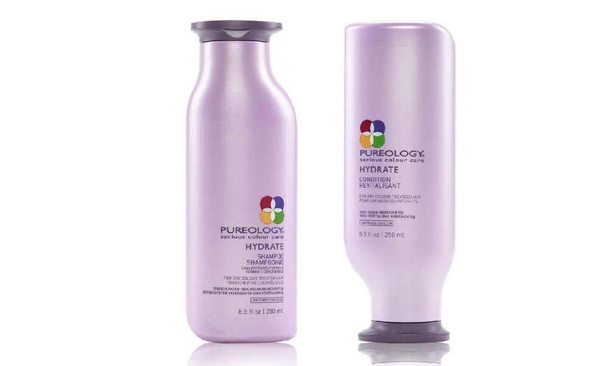 Image 2: Pureology Hydrate Shampoo 9 oz, Hydrate Conditioner 9 oz Set