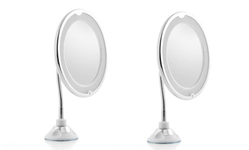 Image 9: LED Magnifying Mirror with Flexible Arm