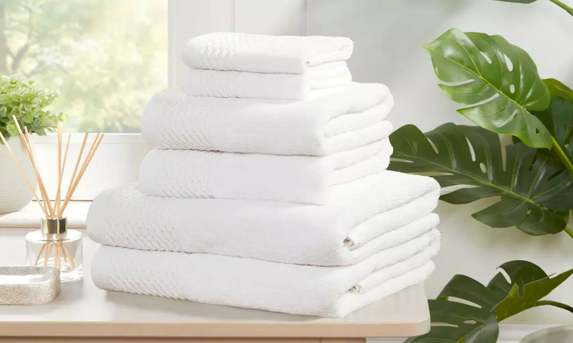 Eden Weave 6pc Towel Bale - 500gsm Cotton, Ultra-Absorbent, OEKO-TEX