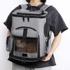 Image 7: Pet Backpack Carrier Expandable Dog Cat Travel Hiking Bag