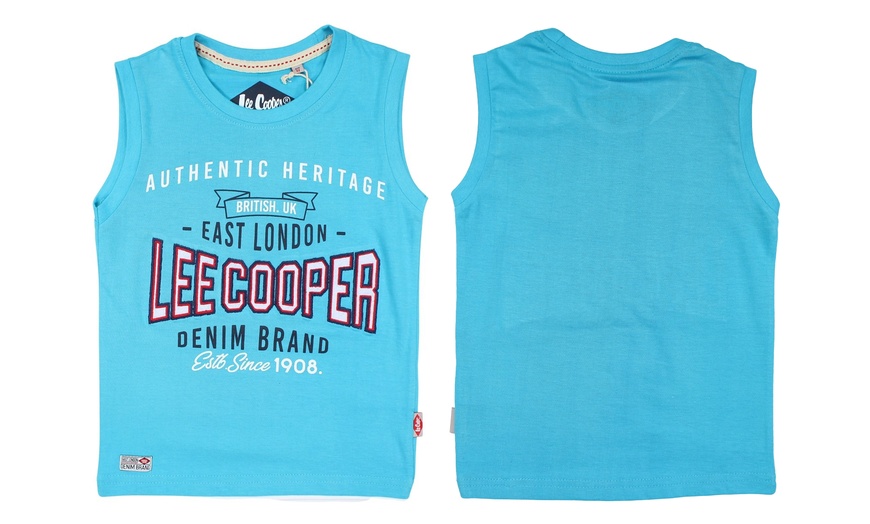 Image 12: Camiseta de tirantes para niños Lee Cooper