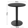 Image 6: Cafe Table with Metal Base