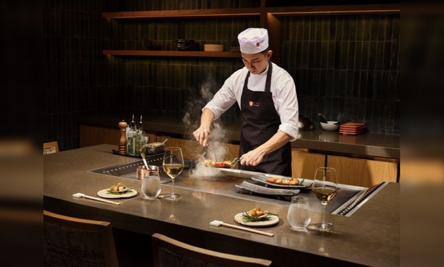 Image 1: Vegas Exclusive: Nobu Teppanyaki Omakase with Sake Pairing for One