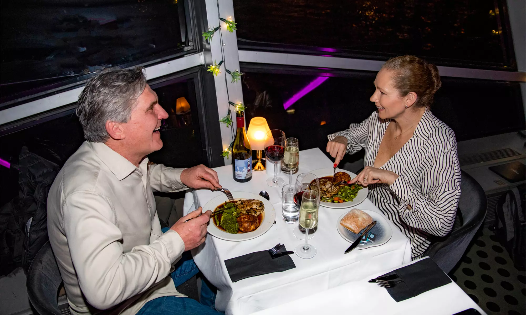 London River Thames Dinner Cruise: 3-Course Meal, Live Entertainment, and Iconic City Views (Up To 37% Off)