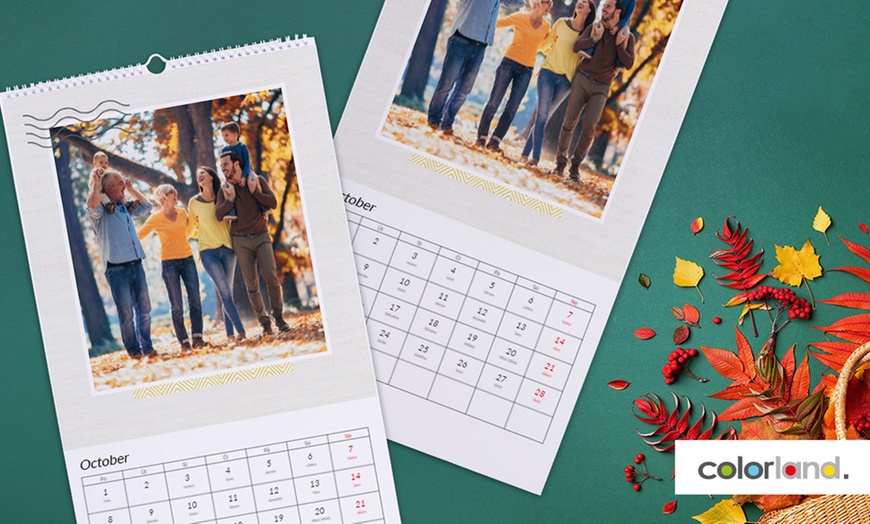 Image 2: Calendrier photo personnalisé en format A3 ou XL, avec Colorland
