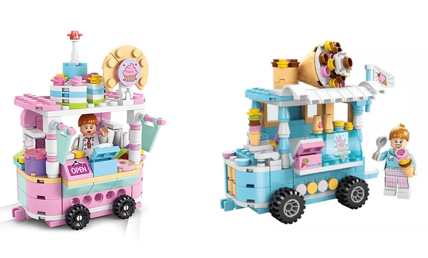 Image 14: Mini Food Car Building Blocks Collection