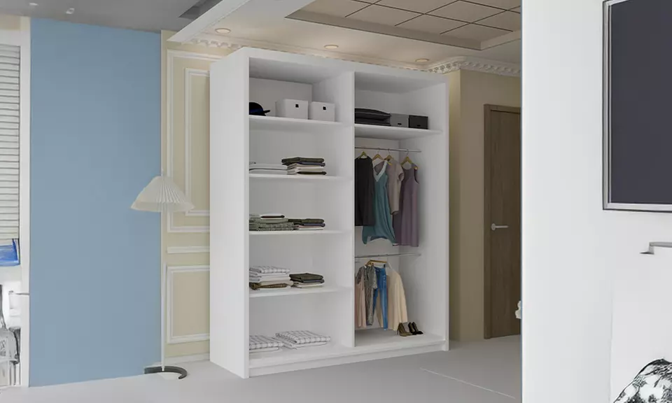 Sliding Wardrobes 4u Sliding Doors Wardrobe with Mirror