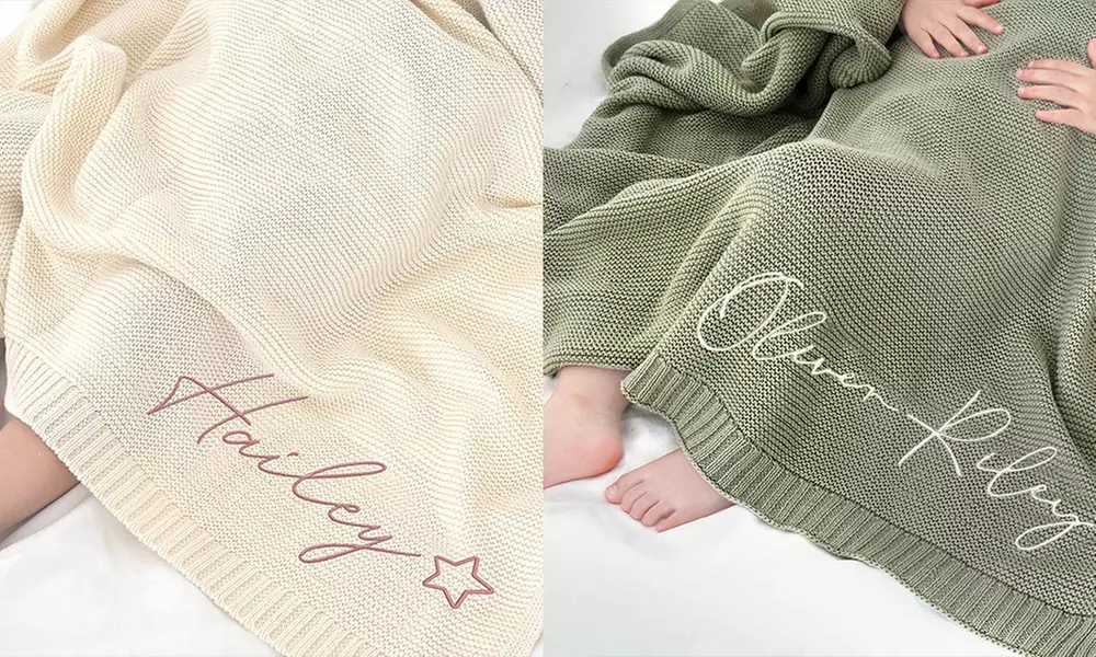 Personalized Embroidery Nap Blankets