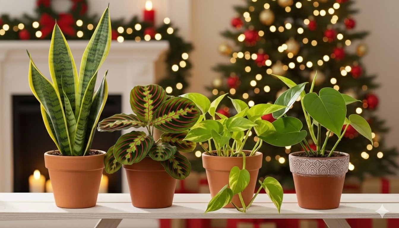 4 Live Plants Bundle in 3" and 4" Sizes: Pet-Friendly & Low-Light Plant Bundles with Free Shipping (Up to 15%Off)