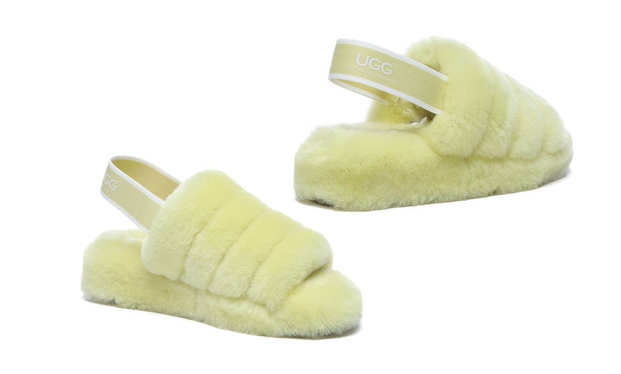 Image 10: UGG Puffy Slippers