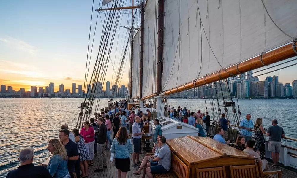 Lake Ontario Cruise on Tall Ship Kajama with Skyline Views