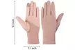 2 Pairs Women UV Protection Sunblock Gloves Touchscreen Summer Driving Gloves - Second Medium