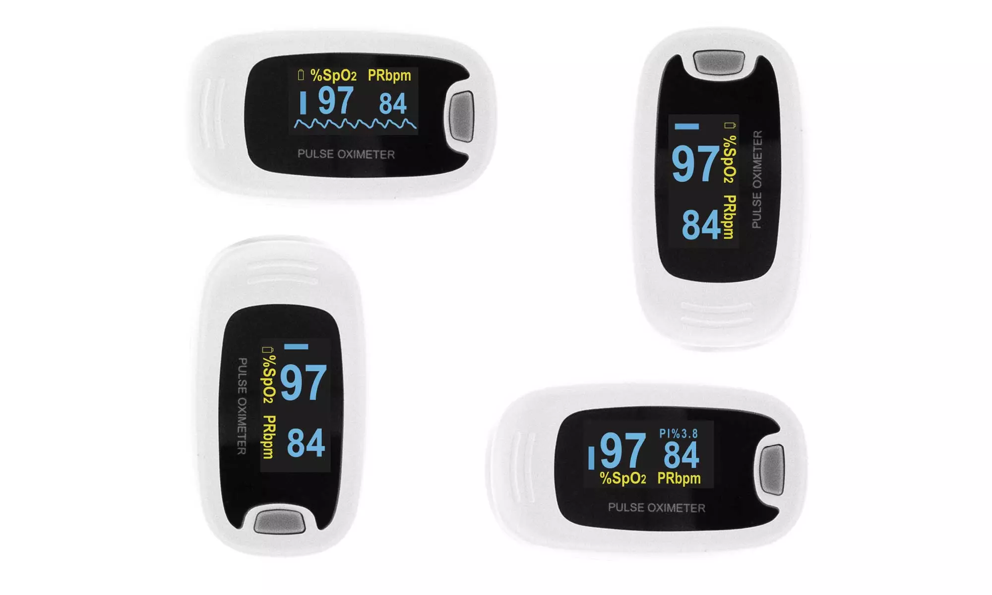 OLED Fingertip Pulse Oximeter Finger Blood Oxygen SpO2 PR Heart Rate Monitor,O2 - Primary Image