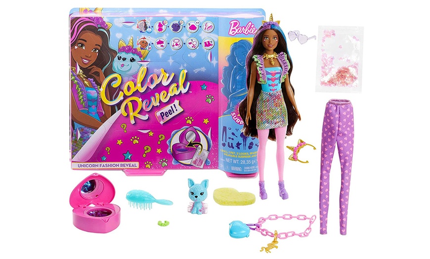 Image 12: Barbie Colour Reveal Peel Toy with 25 Accessories