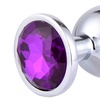 Image 4: Stainless Steel Jeweled Anal Plugs Stimulation Toys Stopper Multi Color