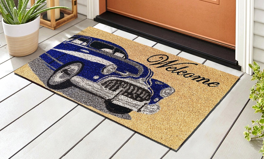 Image 70: Zerbino in cocco con retro antiscivolo