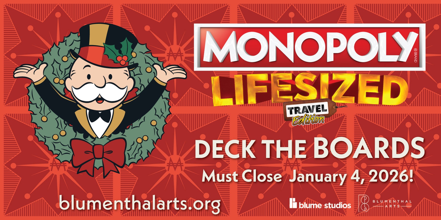 Monopoly Life Size - Deck the Boards, Up to 43% Off