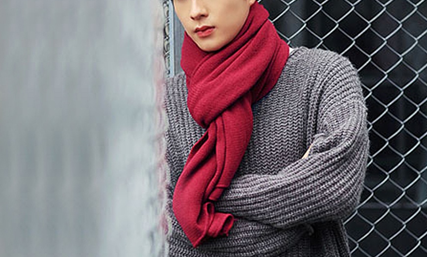 Image 11: Winter Soft Thin Windproof Scarf Neck Warmer Wrap