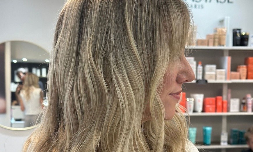 Image 8: Haircut & Style with Conditioning or Half Highlights Options