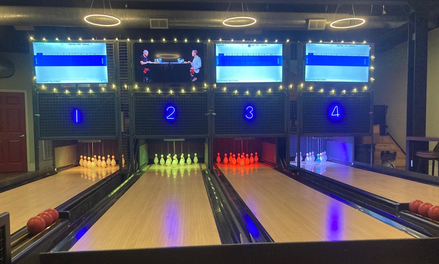 Image 8: 1-Hour Duckpin Bowling Lane Rental for up to 4