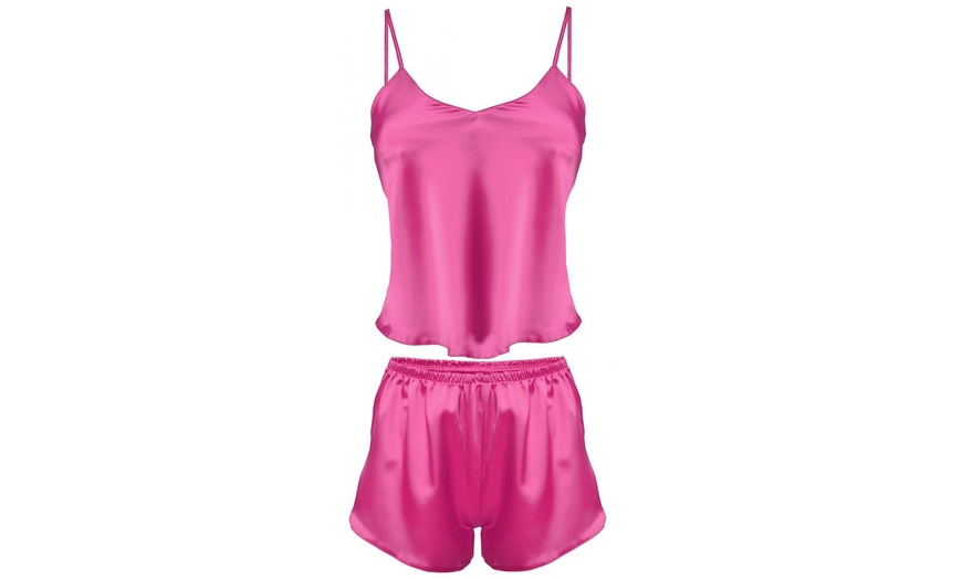 Image 13: Pyjama short en satin Karen