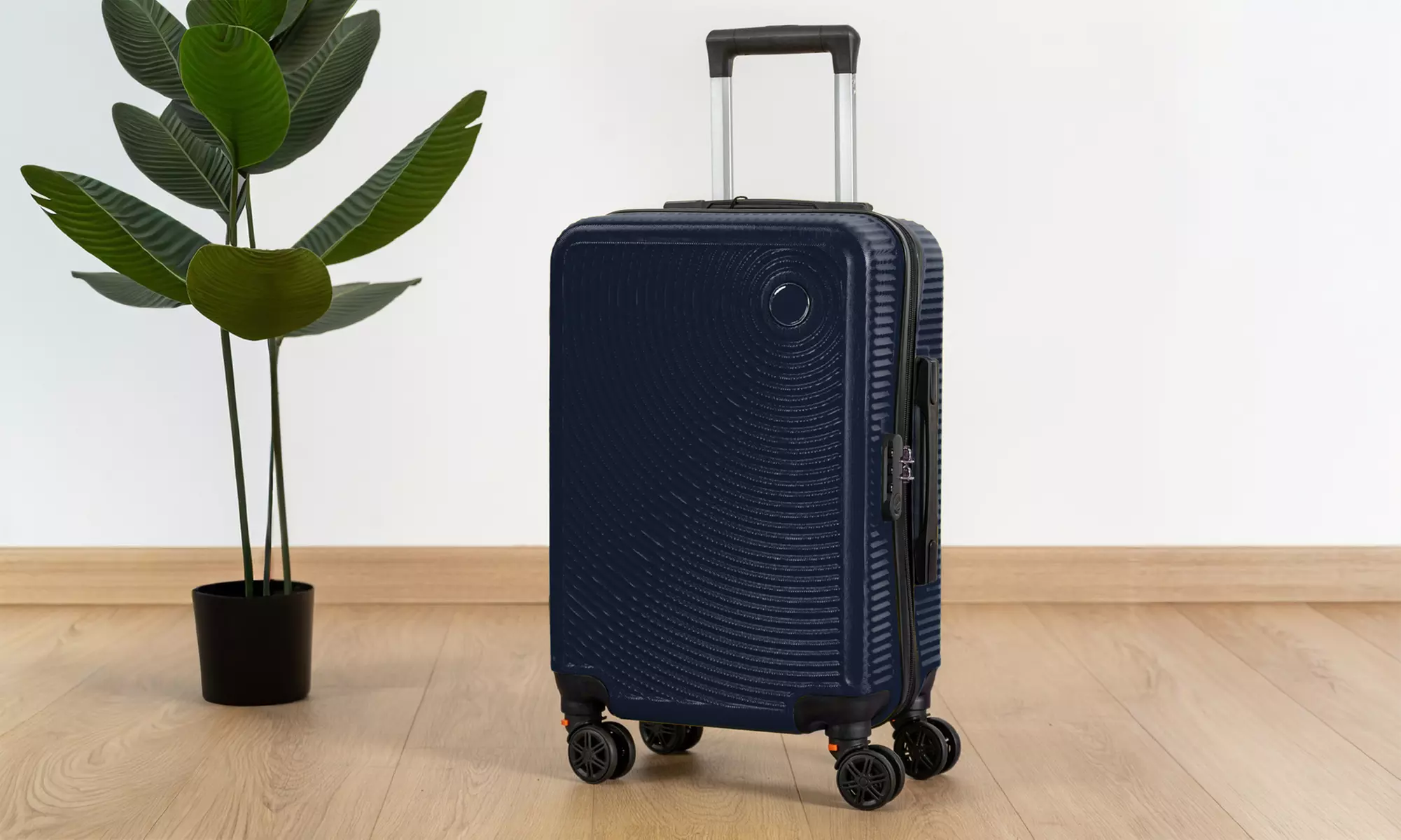 Maleta de cabina de ABS con ruedas desmontables