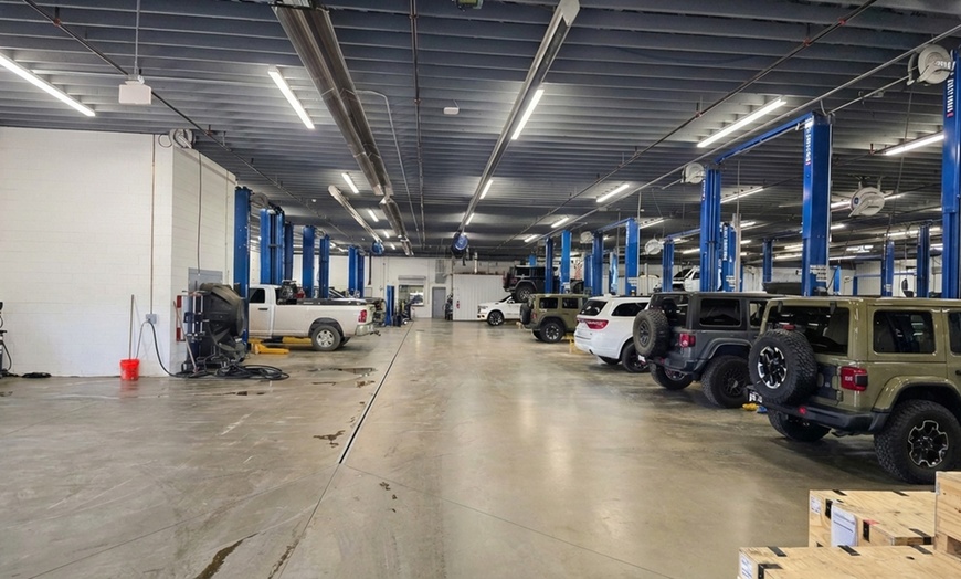Image 7: Vehicle Maintenance: Synthetic Oil Change, Inspection, Wheel Alignment