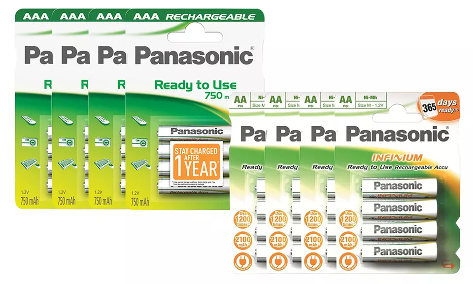 32 ou 64 piles rechargeables Panasonic - Primary Image