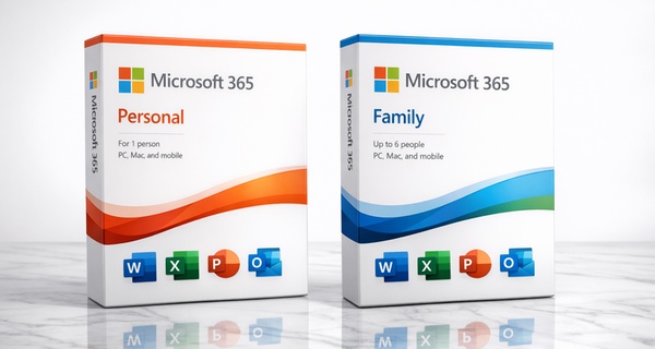 Microsoft 365 Personal or Family Subscriptions for PC, Mac, & Mobile