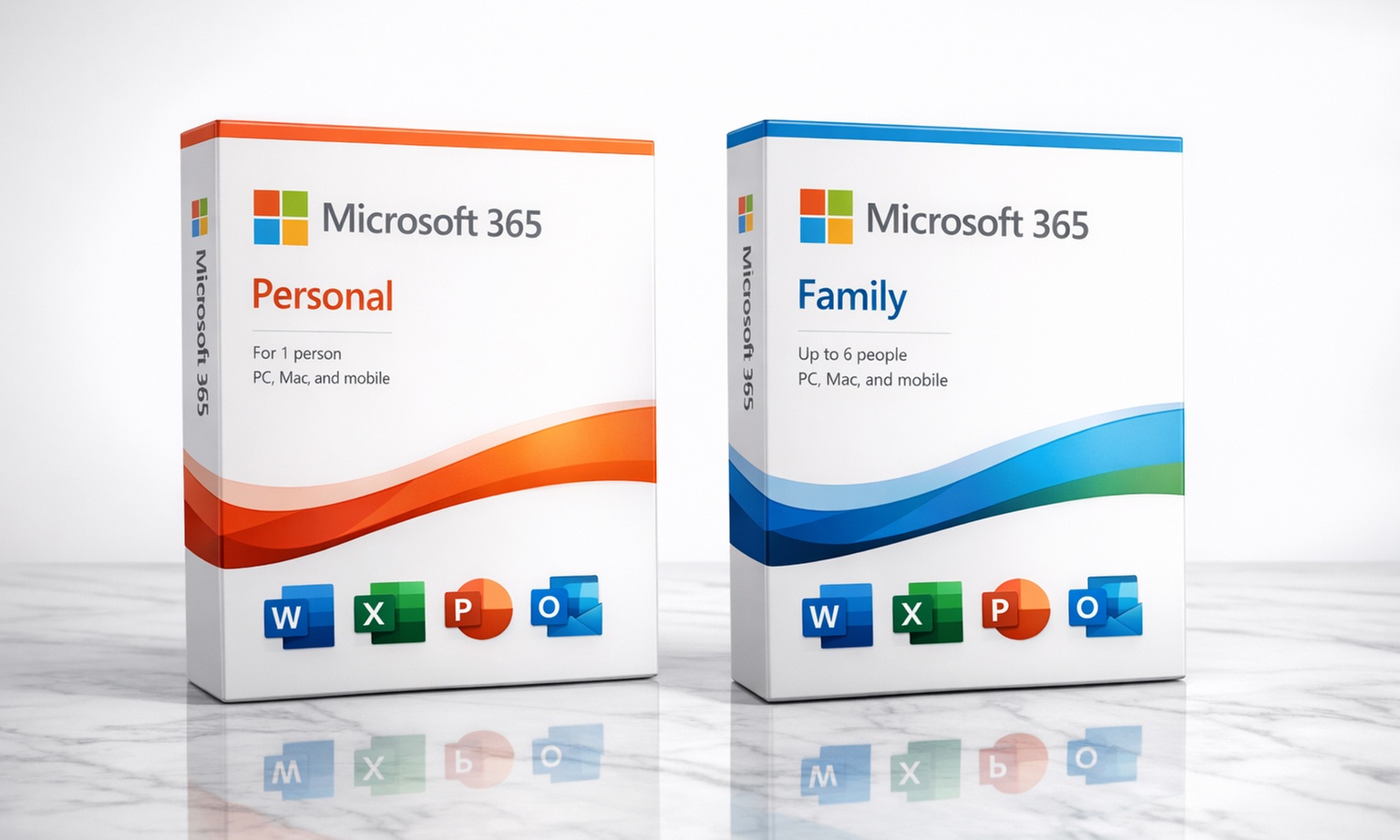 Microsoft 365 Family or Personal - 12-Month US Subscription
