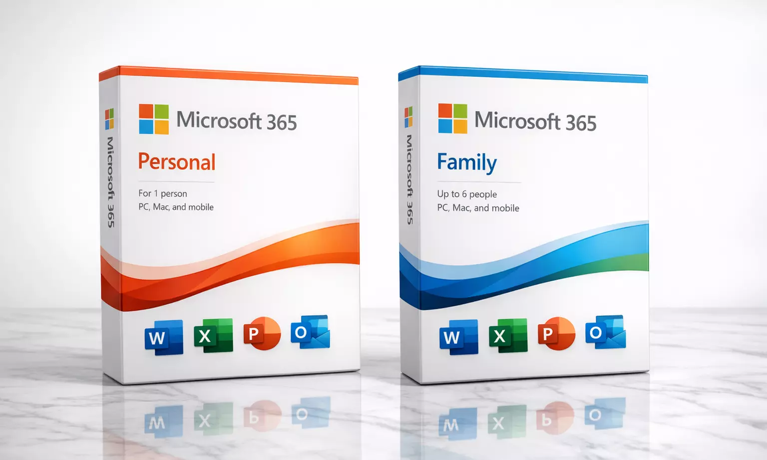 Microsoft 365 Family or Personal 12Month US Subscription From 7.