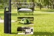 Outsunny Pack of Eight Gazebo Sand Weights Bags - Image 4