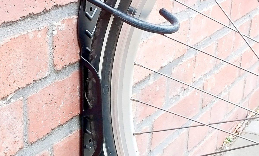 Image 3: Two Wall-Mounted Bicycle Stands