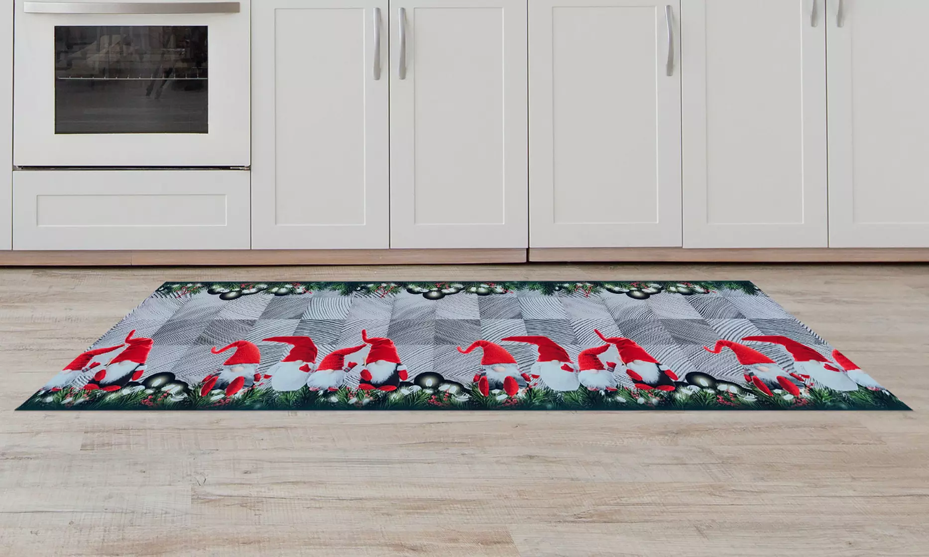 Küchen- oder Flur-Läufer in weihnachtlichem Design