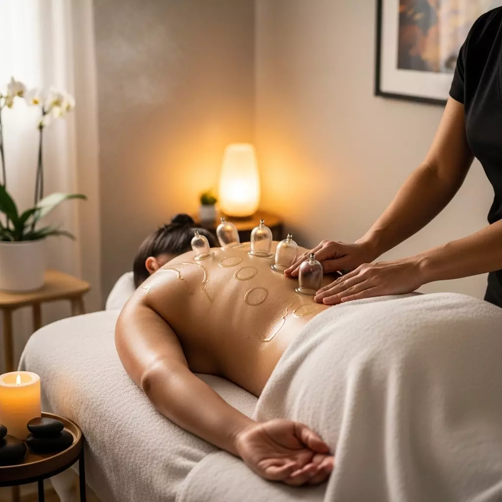 Deluxe Full Body Massage with Choice of Hot Stone or Cupping Therapy