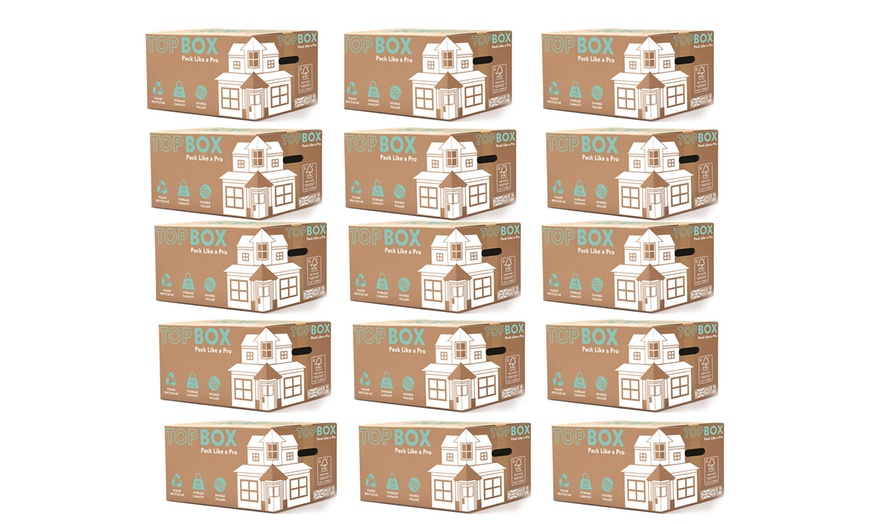 Image 5: TopBox Large 48 Litre Double Walled Multipack Moving and Storage Boxes