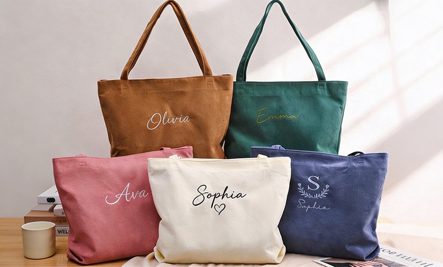 Image 10: Custom Tote Bag | Embroidered Tote Bag 