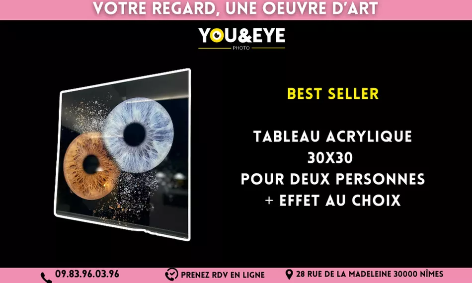 Saint-Valentin : transformez vos deux regards en une œuvre d’art unique