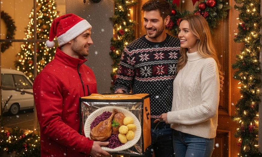 Image 3: Ente inkl. Rotkohl, Klöße und 1 Rotwein für 4 Personen