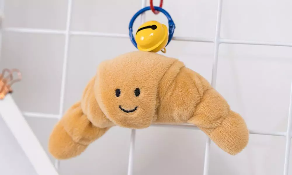 Kuscheliges Plüschtier im Lebensmitteldesign