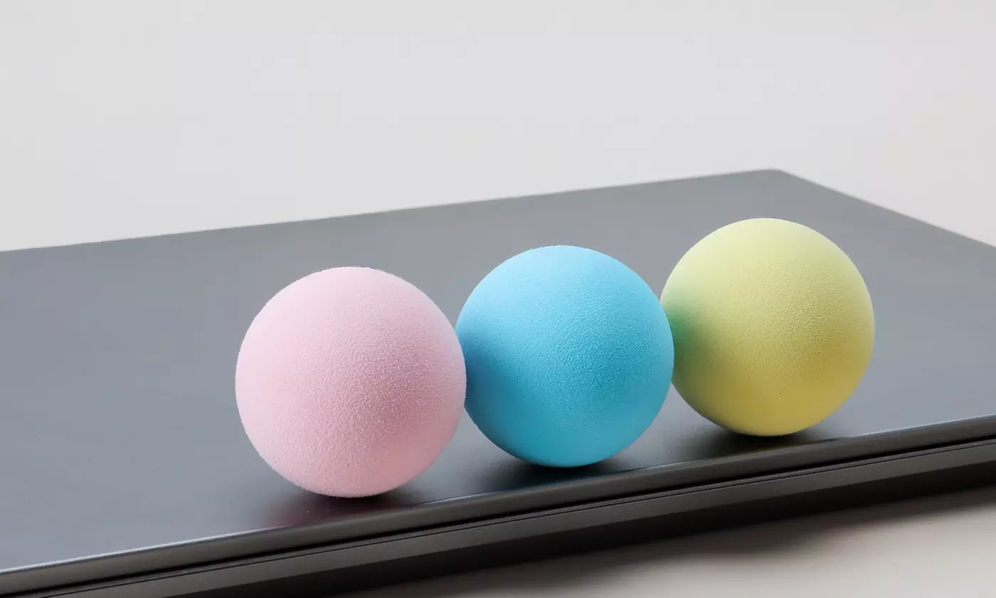 3PCS Cat Toy Gravity Ball Smart Touch Interactive Pet Squeak Balls